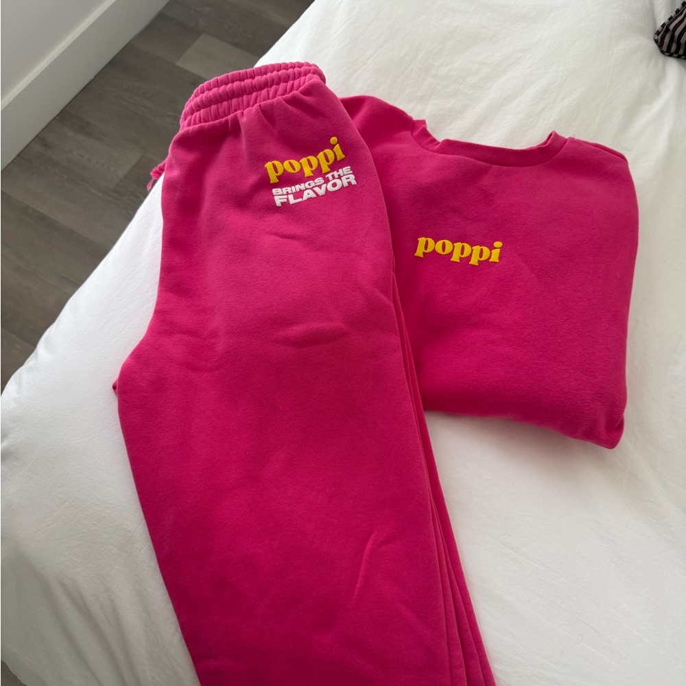 Poppi Women's Fuchsia Track Pants - Cozy Jogger Sweatpants